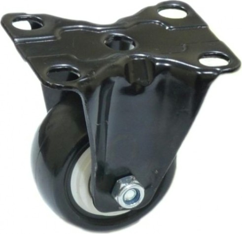 Колесная опора аппаратная MFK-TORG 4052063 черная резина неповоротное 63мм Колесная опора аппаратная MFK-TORG 4052063 черная резина неповоротное 63мм