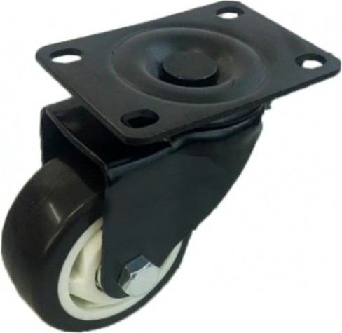 Колесная опора аппаратная MFK-TORG 4052100 черная резина поворотное 100мм Колесная опора аппаратная MFK-TORG 4052100 черная резина поворотное 100мм