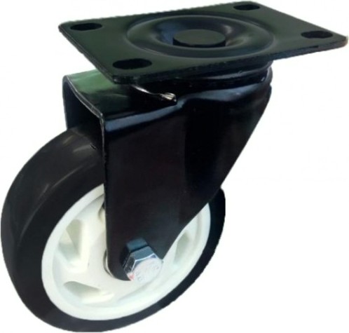 Колесная опора аппаратная MFK-TORG 4053125 черная резина поворотное 125мм