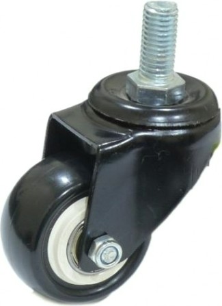 Колесная опора аппаратная MFK-TORG 4062063 черная резина болт. крепление М10 63мм [4062063 М10]