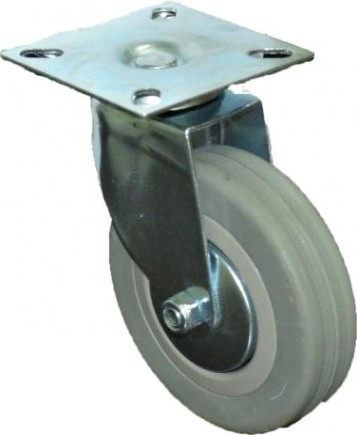 Колесная опора аппаратная MFK-TORG SCG25 мягкая резина поворотное 50мм [7053050-ЗЕЛЕНЫЕ]