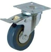 Колесная опора аппаратная MFK-TORG SCGBM25 серая резина поворотное с тормозом металл 50мм [3054050]