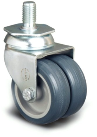 Колесная опора аппаратная сдвоенный ролик MFK-TORG ET05-MKT-50 болт М10 50мм Колесная опора аппаратная сдвоенный ролик MFK-TORG ET05-MKT-50 болт М10 50мм