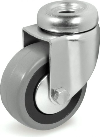 Колесная опора аппаратная TELLURE ROTA 373 101 поворотная, диаметр 50мм, грузоподъемность 35кг [373101]