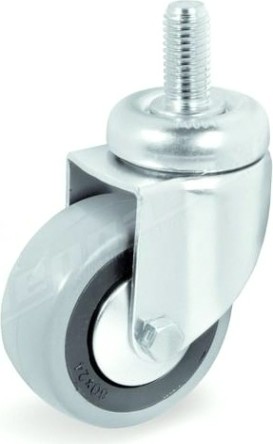 Колесная опора аппаратная TELLURE ROTA 376 103 поворотная, диаметр 80мм, грузоподъемность 55 кг [376103]