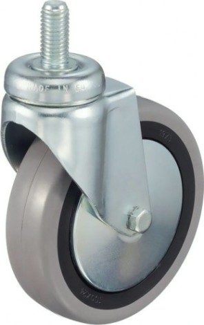 Колесная опора аппаратная TELLURE ROTA 376 104 поворотная, диаметр 100мм, грузоподъемность 55кг, [376104]