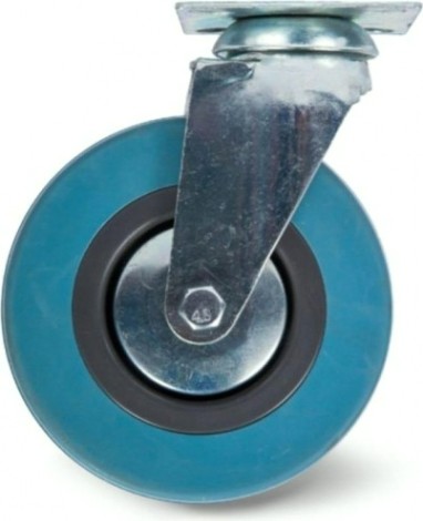 Колесная опора аппаратная TOR SCg 42 100 мм (площадка, поворотн., подш. скольж.) [1003239]