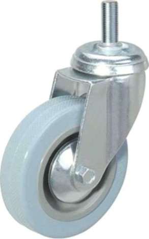 Колесная опора аппаратная TOR SCtg 25 50 мм (болт-10, поворотн., подш. скольж.) [1003623]