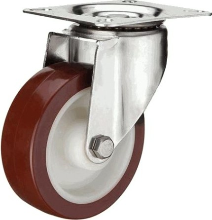 Колесная опора большегрузная LONGWAY SCp 93 поворотная, полиуретан