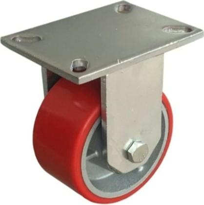 Колесная опора большегрузная MFK-TORG 1051150 ТГ полиуретан, сверхмощное неповорот 150 мм Колесная опора большегрузная MFK-TORG 1051150 ТГ полиуретан, сверхмощное неповорот 150 мм