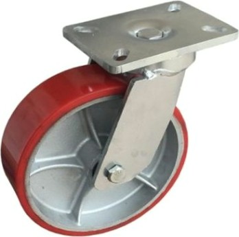 Колесная опора большегрузная MFK-TORG 1053300 ТГ полиуретан, сверхмощное поворотное 300 мм Колесная опора большегрузная MFK-TORG 1053300 ТГ полиуретан, сверхмощное поворотное 300 мм