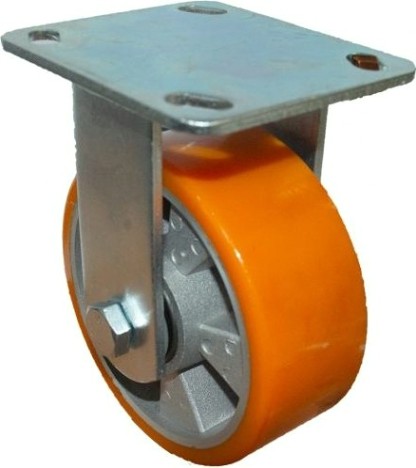 Колесная опора большегрузная MFK-TORG 4131150 полиуретан, неповоротное алюминиевый обод 150 мм Колесная опора большегрузная MFK-TORG 4131150 полиуретан, неповоротное алюминиевый обод 150 мм