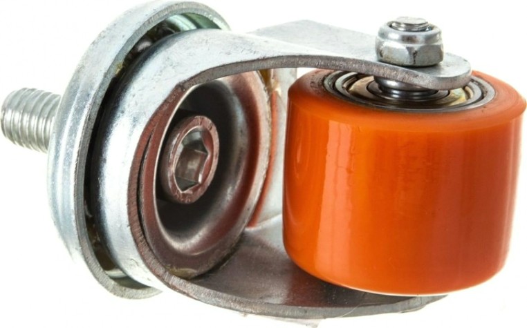 Колесная опора большегрузная MFK-TORG 903035 SS полиуретан., поворот, болт М10, 35мм [1048035]