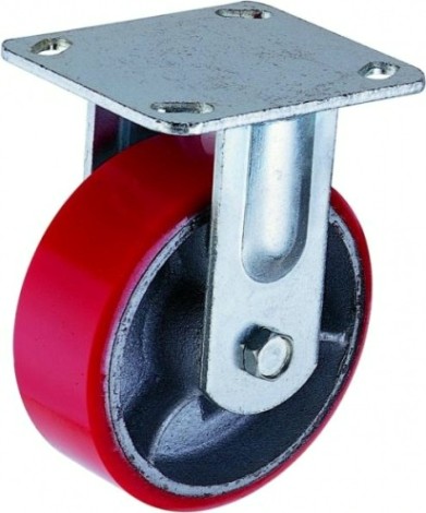 Колесная опора большегрузная MFK-TORG FCP85 полиуретан, неповоротное 250 мм [1041250]