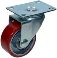 Колесная опора большегрузная MFK-TORG Medium 1043100 M полиуретан, поворотное 100 мм [1043100 M]