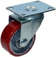 Колесная опора большегрузная MFK-TORG Medium 1043125 M полиуретан, поворотное 125 мм [1043125 M]