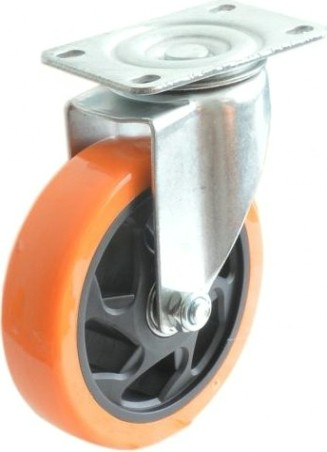 Колесная опора большегрузная MFK-TORG Medium 4023075 PVC полиуретан, поворотное 75 мм [4023075 PVC]