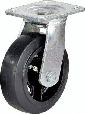 Колесная опора большегрузная MFK-TORG SCD63 обрезиненное поворотное 160 мм