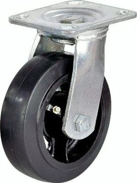 Колесная опора большегрузная MFK-TORG SCD80 обрезиненное поворотное 200 мм [1083200]