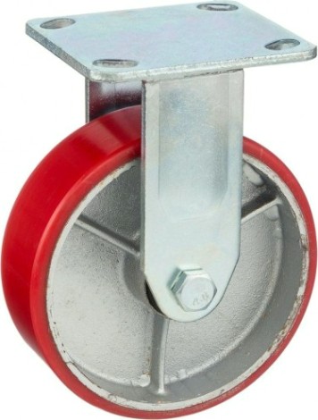 Колесная опора большегрузная СТЕЛЛА-ТЕХНИК 1041-152 полиуретановая неповоротная, 152 мм, 360 кг Колесная опора большегрузная СТЕЛЛА-ТЕХНИК 1041-152 полиуретановая неповоротная, 152 мм, 360 кг