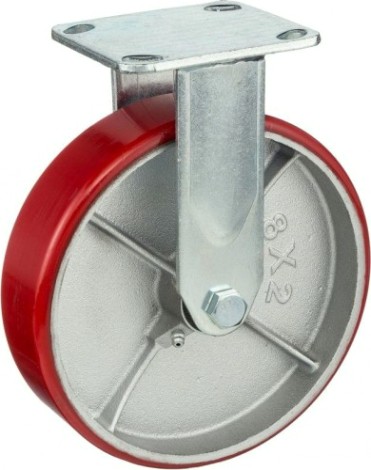 Колесная опора большегрузная СТЕЛЛА-ТЕХНИК 1041-200 полиуретановая неповоротная, 152 мм, 460 кг Колесная опора большегрузная СТЕЛЛА-ТЕХНИК 1041-200 полиуретановая неповоротная, 152 мм, 460 кг