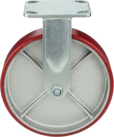 Колесная опора большегрузная СТЕЛЛА-ТЕХНИК 1041-200 полиуретановая неповоротная, 152 мм, 460 кг