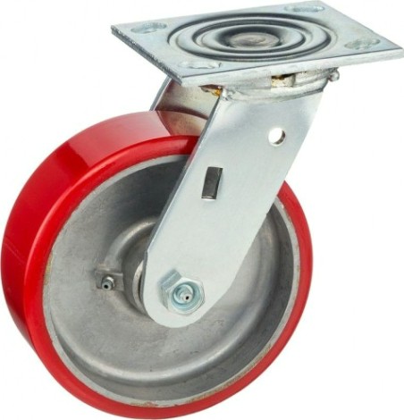 Колесная опора большегрузная СТЕЛЛА-ТЕХНИК 1043-152 полиуретановая поворотная, 152 мм, 360 кг Колесная опора большегрузная СТЕЛЛА-ТЕХНИК 1043-152 полиуретановая поворотная, 152 мм, 360 кг