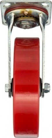 Колесная опора большегрузная СТЕЛЛА-ТЕХНИК 1043-200 полиуретановая поворотная, 200 мм, 460 кг