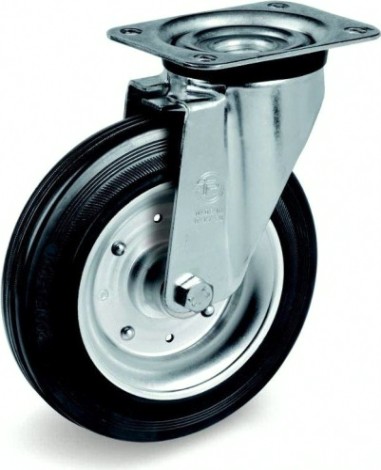 Колесная опора большегрузная TELLURE ROTA 053344 поворотная, 200 мм, 230 кг