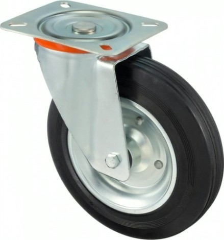 Колесная опора большегрузная TELLURE ROTA 534908 поворотная, 250 мм, 300 кг