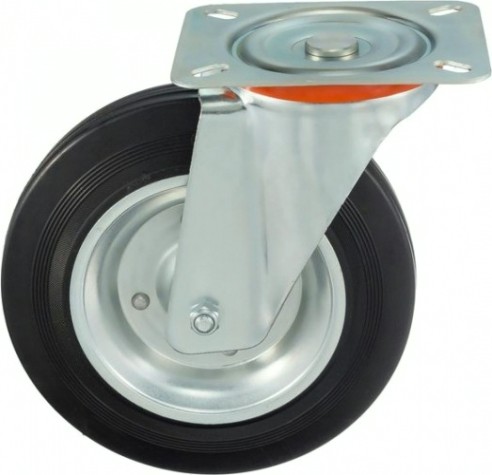 Колесная опора большегрузная TELLURE ROTA 534908 поворотная, 250 мм, 300 кг