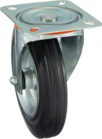 Колесная опора большегрузная TELLURE ROTA 534909 поворотная, 280 мм, 390 кг