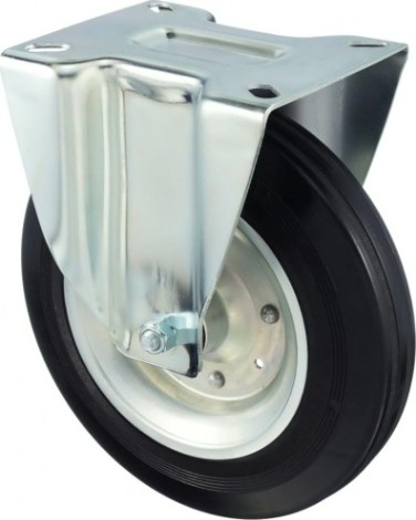 Колесная опора большегрузная TELLURE ROTA 535909 неповоротная, 280 мм, 390 кг