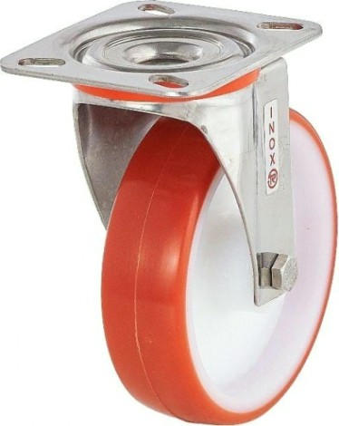 Колесная опора большегрузная TELLURE ROTA 604203 поворотная, 125 мм, 220 кг