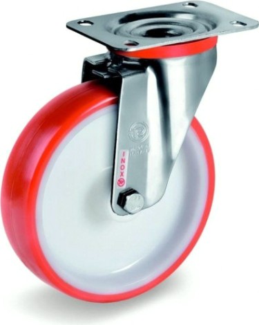 Колесная опора большегрузная TELLURE ROTA 604204 поворотная, 150 мм, 220 кг