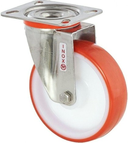 Колесная опора большегрузная TELLURE ROTA 604401 поворотная, 80 мм, 120 кг