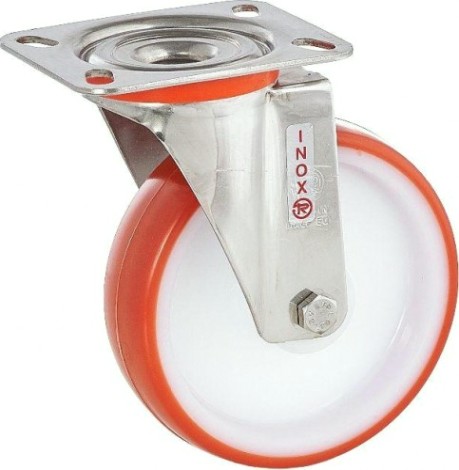 Колесная опора большегрузная TELLURE ROTA 604402 поворотная, 100 мм, 170 кг