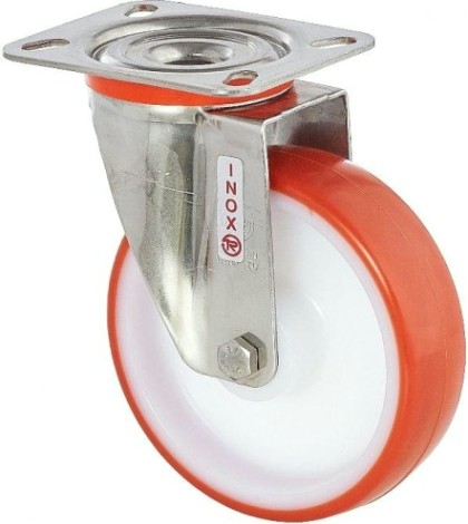 Колесная опора большегрузная TELLURE ROTA 604403 поворотная, 125 мм, 220 кг