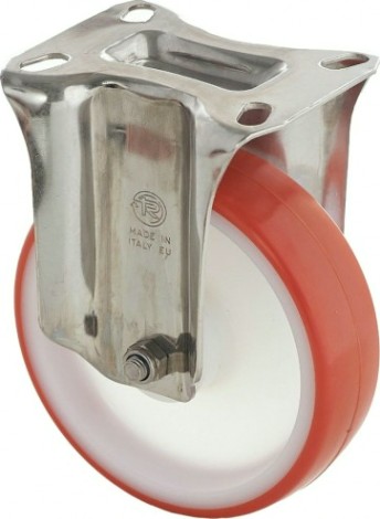 Колесная опора большегрузная TELLURE ROTA 605106 неповоротная, 200 мм, 300 кг