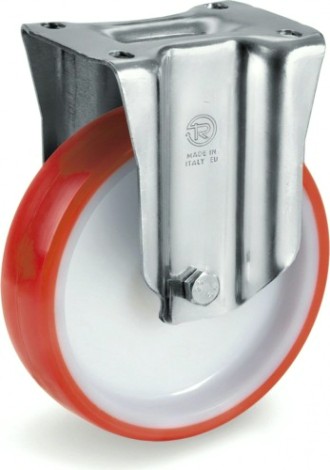 Колесная опора большегрузная TELLURE ROTA 605711 неповоротная, 150 мм, 300 кг