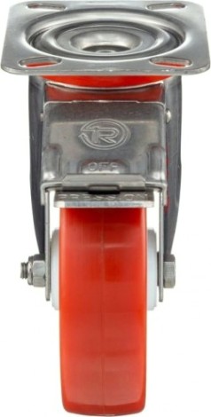 Колесная опора большегрузная TELLURE ROTA 606606 поворотная с тормозом, 200 мм, 300 кг