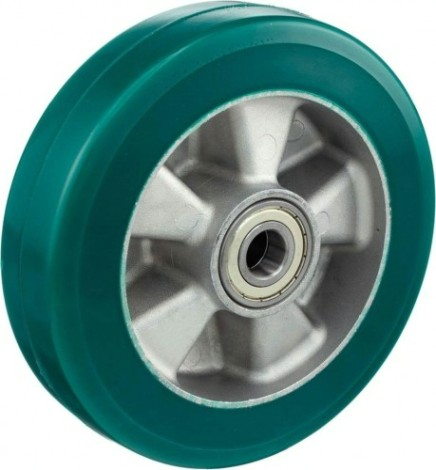 Колесная опора большегрузная TELLURE ROTA 622106 под ось, 200 мм, 700 кг, полиуретан tr-roll