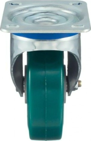 Колесная опора большегрузная TELLURE ROTA 627404 поворотная с тормозом, 160 мм, 500 кг