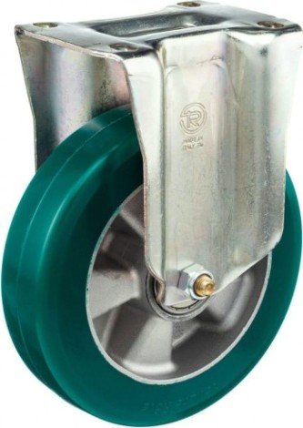 Колесная опора большегрузная TELLURE ROTA 627704 неповоротная, 160 мм, 500 кг