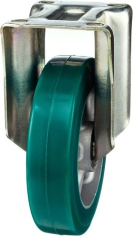 Колесная опора большегрузная TELLURE ROTA 627704 неповоротная, 160 мм, 500 кг