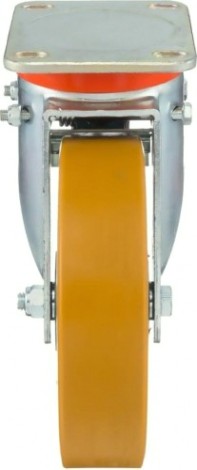 Колесная опора большегрузная TELLURE ROTA 646656 поворотная с задним тормозом, 200 мм, 1000 кг