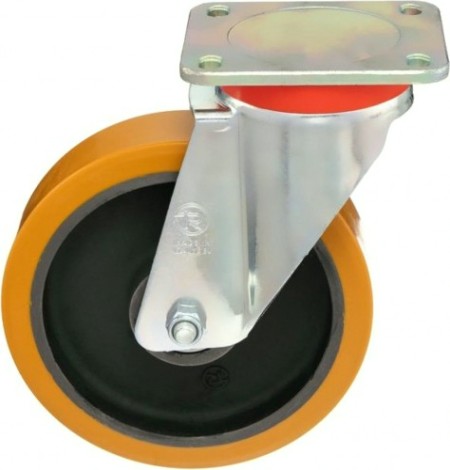 Колесная опора большегрузная TELLURE ROTA 647856 поворотная, 200 мм, 1000 кг