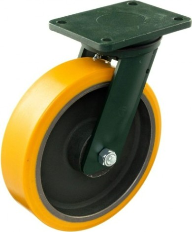 Колесная опора большегрузная TELLURE ROTA 648316 поворотная, 200 мм, 1600 кг