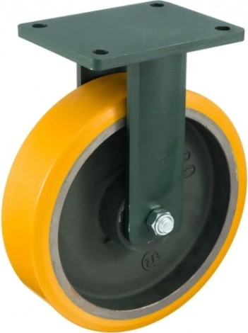 Колесная опора большегрузная TELLURE ROTA 648407 неповоротная, 250 мм, 1500 кг