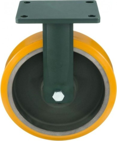 Колесная опора большегрузная TELLURE ROTA 648438 неповоротная, 300 мм, 2300 кг